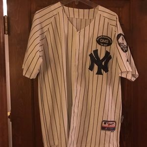Yankees Majestic MLB Nick Swisher Large Jersey
